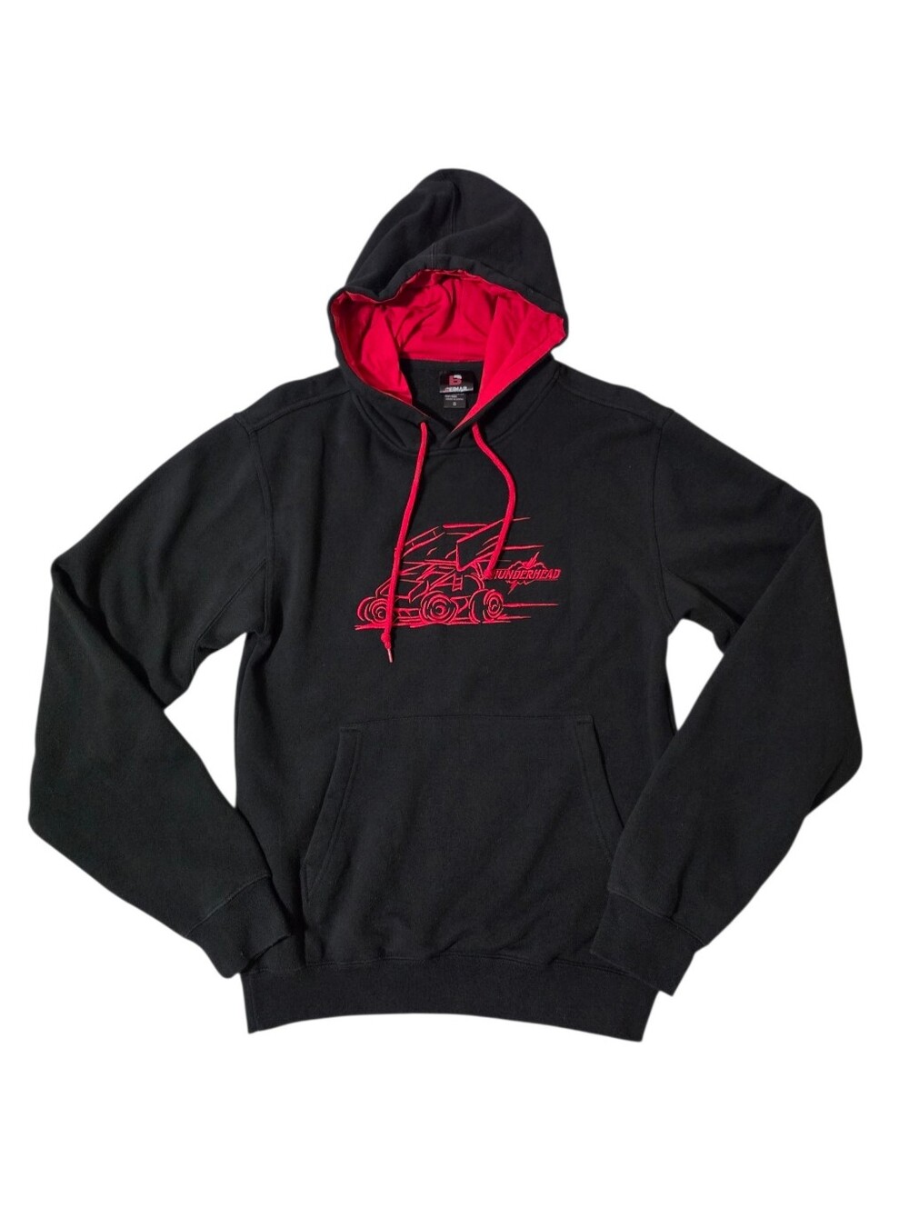 Beimar Thunderhead Sprint Car Racing Hoodie Men's Small Black/Red Embroidered